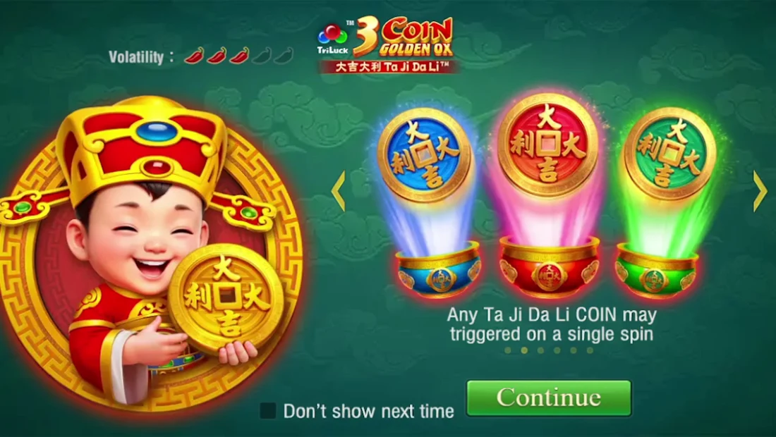 3 Coin Golden OX — JILI official image